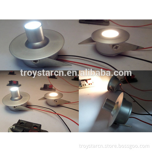 Modern design mini spot 1 watt led recessed ceiling light with high grade chip for concentrating the lighting